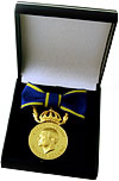 Medalj av guld