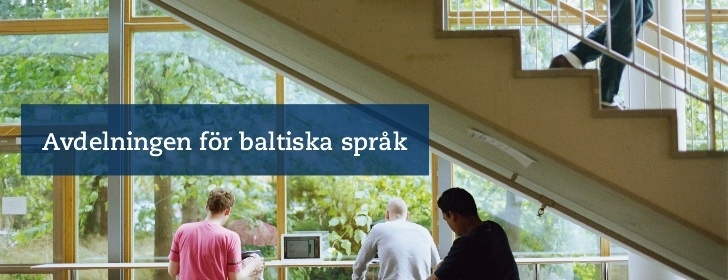 Avdelningen för baltiska språk