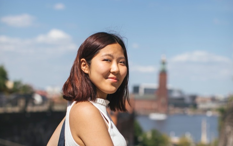 Student in Stockholm city