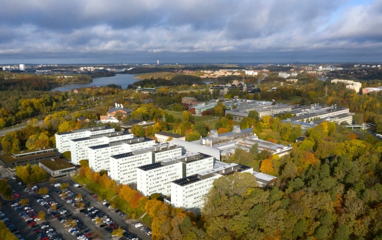 The Frescati campus seen from above.