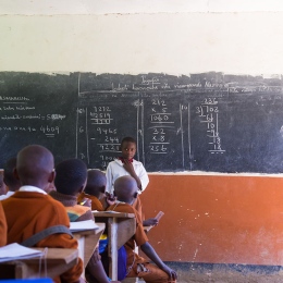 Classroom african country