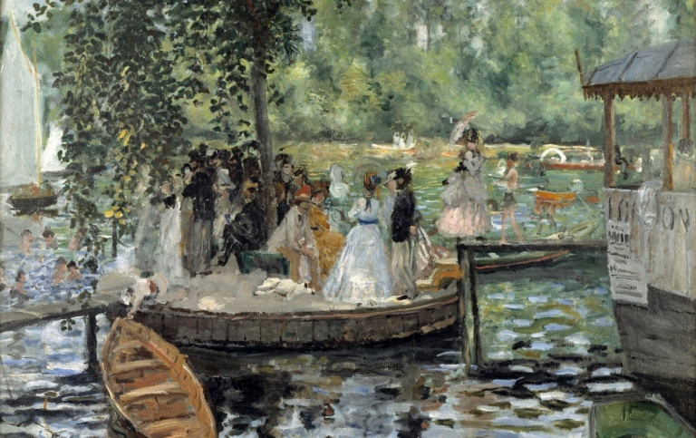 Auguste Renoir: La Grenouillère. NM 2425