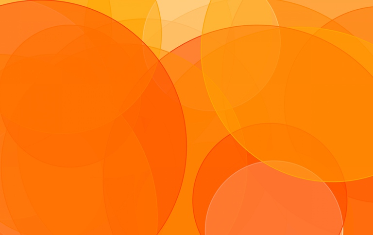 Abstrakta orange cirklar.