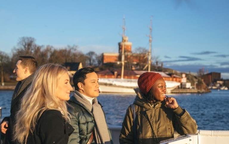 Students in Stockholm city