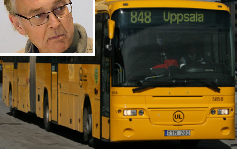 Funcke kommenterade de Keolis-anställda chaufförerna rädsla för att tala med medierna Foto Privat/UL