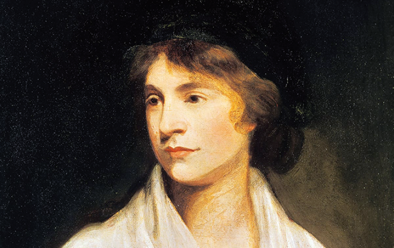 En målning föreställande Mary Wollstonecraft