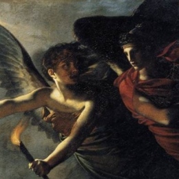 Artwork of two angels