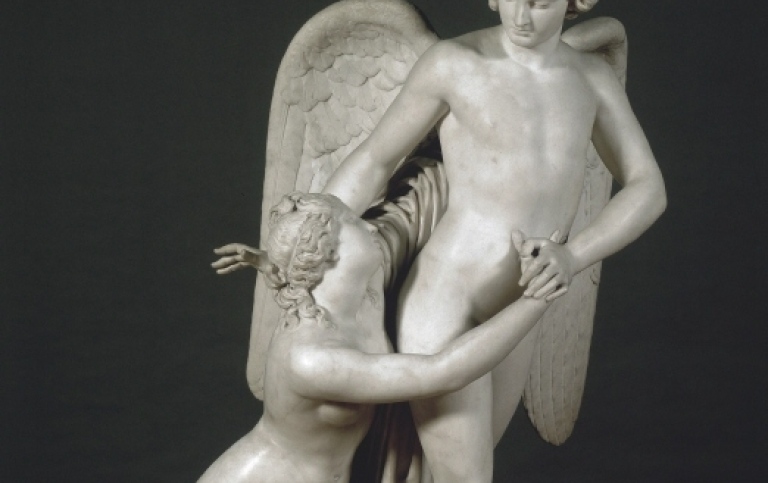 skulpturen ”Amor och psyke”