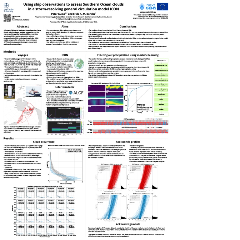 Scientif poster by Peter Kuma and Frida Bender