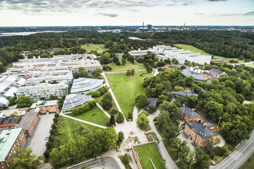 Flygbild över Frescati