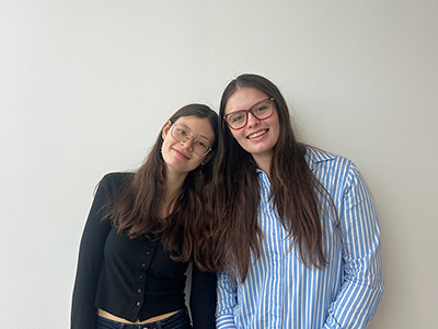 Bianca Adeby och Emma Tumová