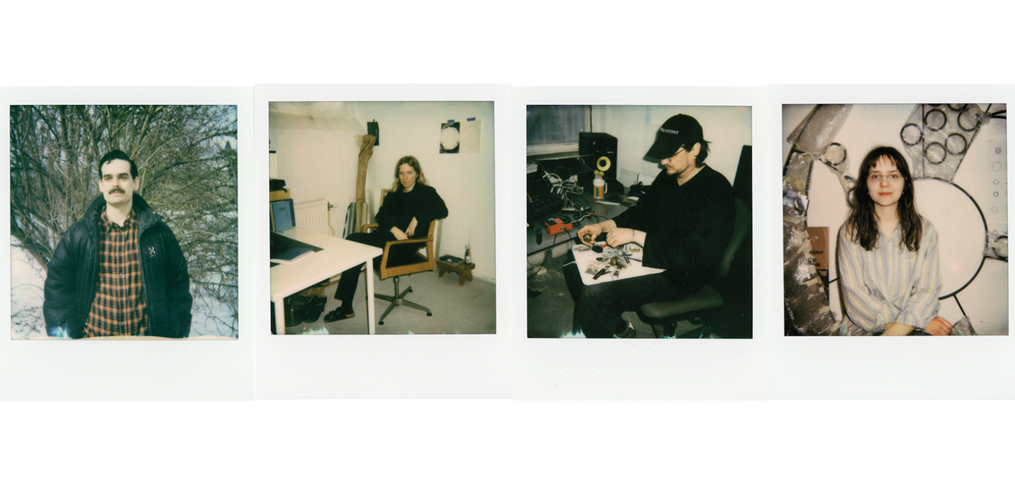 portrait photos of four people.