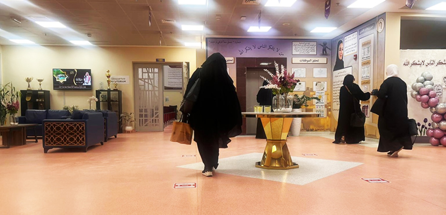 Interiörbild från Al-Andalus-skolan.