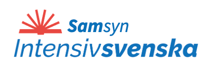 Logotype in Swedish, Samsyn Intensivsvenska.