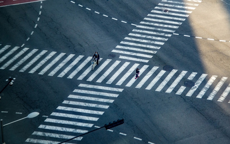 Crossing crossings.