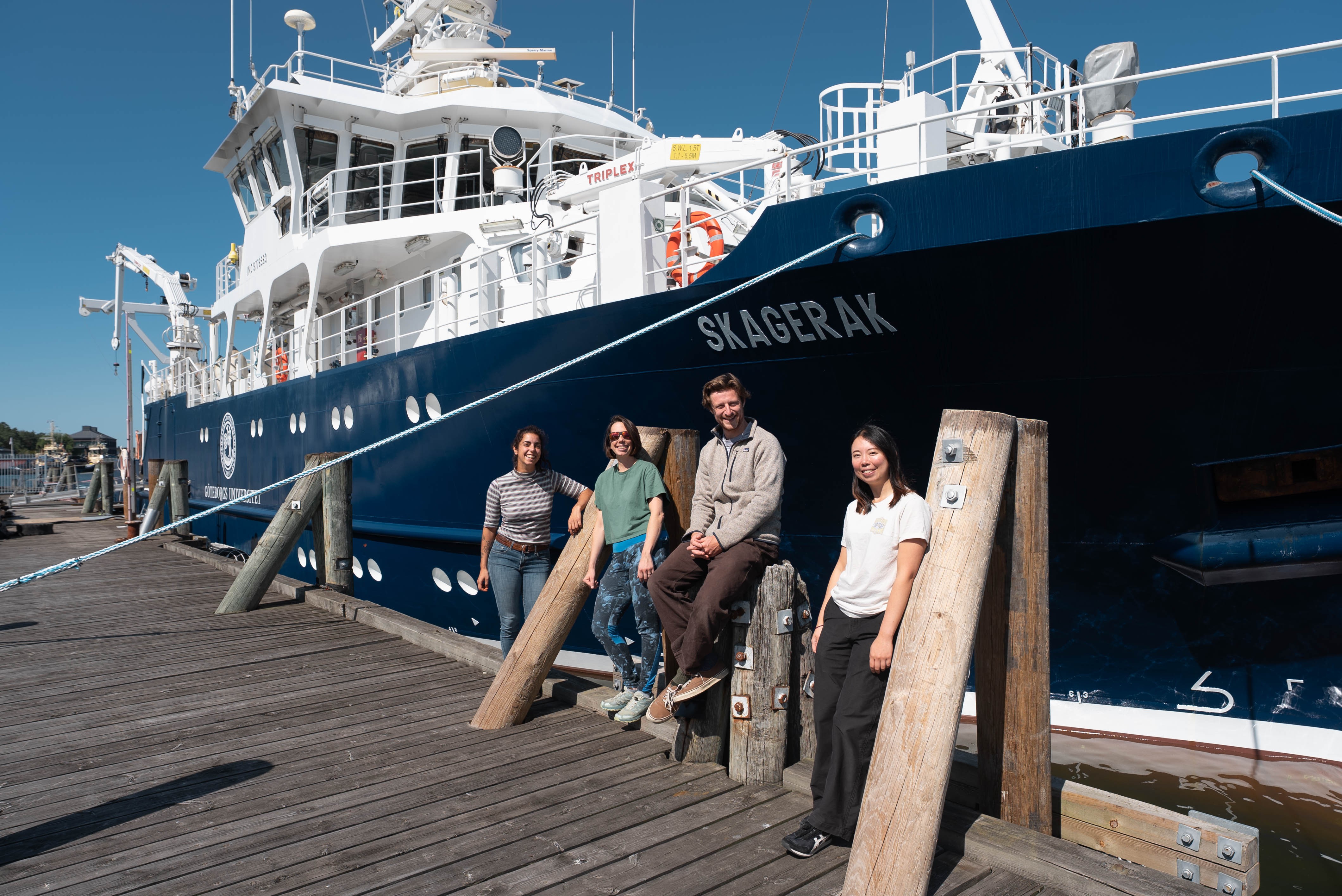 Part of the Greencarb team during mobilisation in Gothenburg