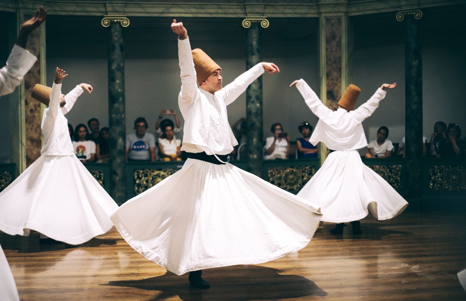 Dancing dervishes.