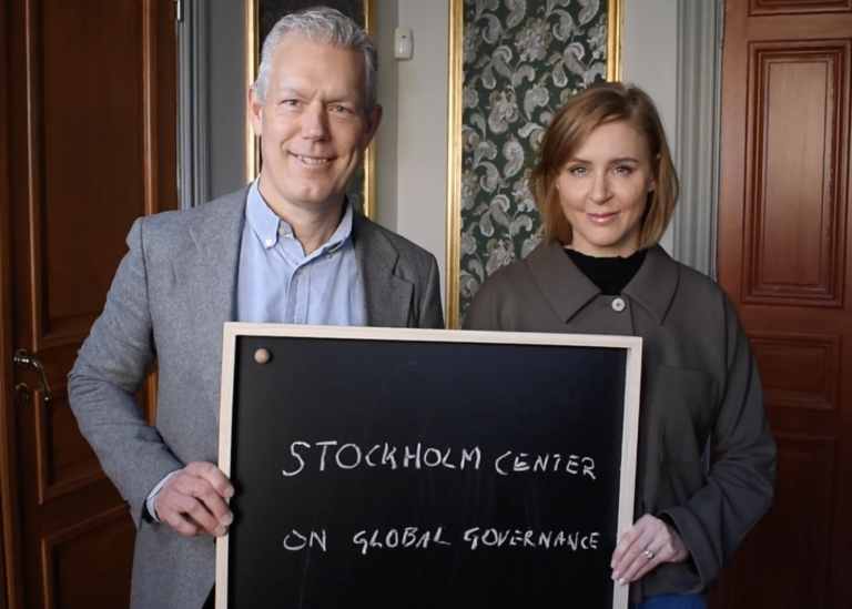 Jonas Tallberg and Lisa Dellmuth, SCGG. Photo: Swedish Research Council © 2024