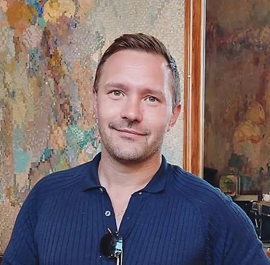 Porträttfoto på David.