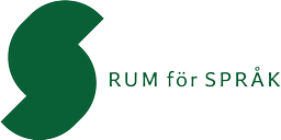 Logotyp Rum för språk.
