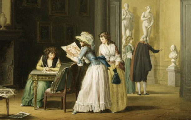 Pehr Hilleström d.ä. (1732–1816), Interiör från en konstsamling, Nationalmuseum, NM 1572.