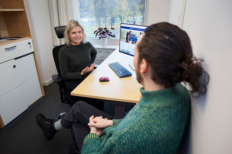 Studievägledning pågår