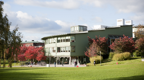 Autumn at the Geo-Science Building.
