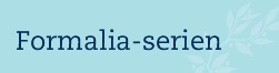 Ljusblå puff för formaliaserien