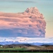 Eyjafjallajökull vid utbrottet den 16 maj 2010. Foto: Gunnlaugur Þór Briem.