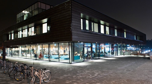 The "Studenthuset" at the Frescati campus.
