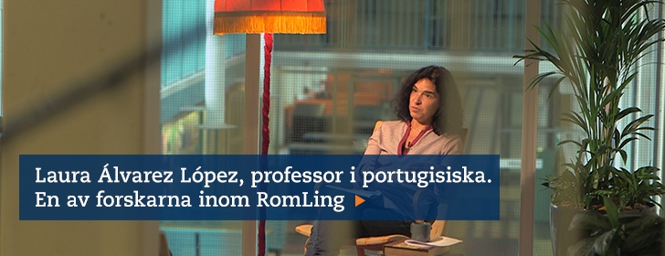 Laura Álvarez López, professor i portugisiska. En av forskarna inom RomLing