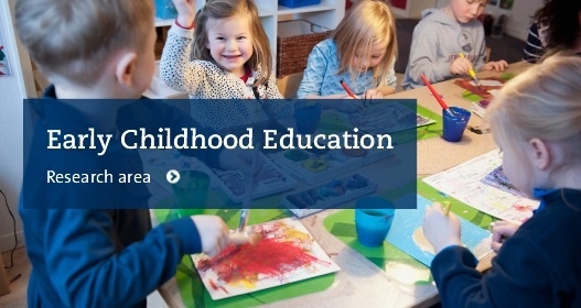 Early Childhood Education. Research area. Kids painting at preschool. Photo: Eva Dalin.