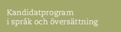 Kandidatprogram i språk och översättning, inriktning nederländska