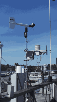 MISU Weather station, on the top of the Arrhenius laboratories.