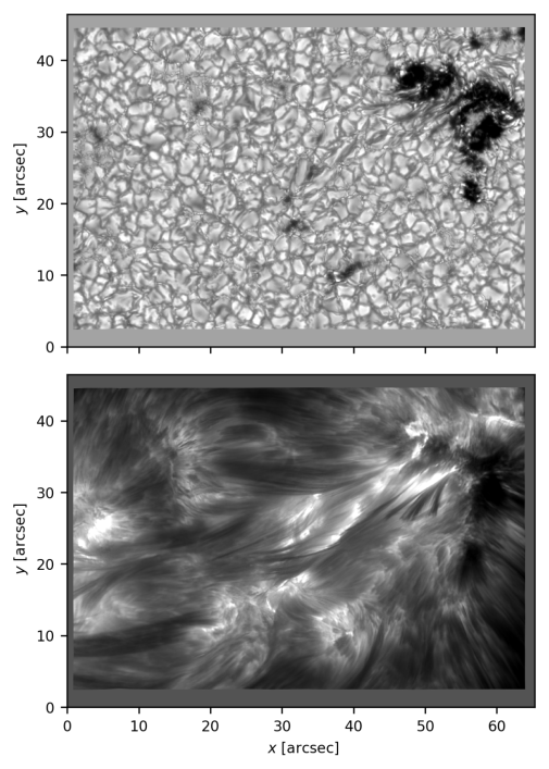 Solar photosphere and chromosphere as viewed by the SST