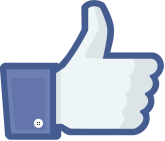 Facebook tumme logga