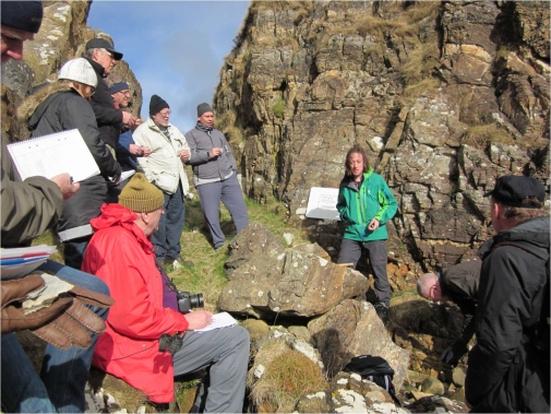 Students on Islay, Scotland Students on Islay, Scotland