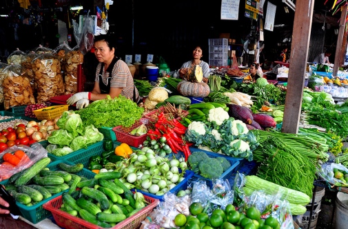 Marknad i Thailand