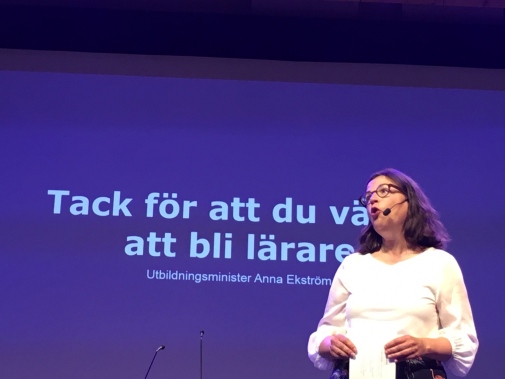 Utbildningsminister Anna Ekström. Utbildningsminister Anna Ekström.