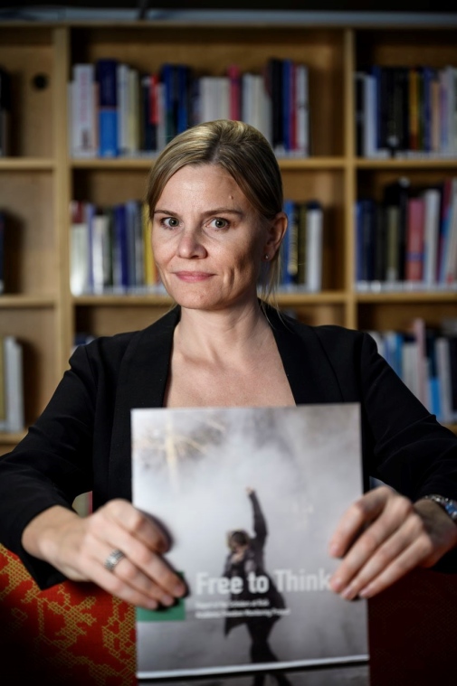 Johanna Wiklund, internationell handläggare för Scholars at Risk. Foto: Marc Femenia Johanna Wiklund, internationell handläggare för Scholars at Risk. Foto: Marc Femenia