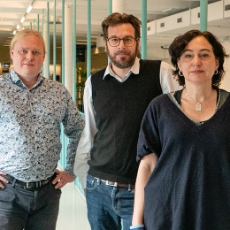 Forskarna Rense Nieuwenhuis, Kenneth Nelson och Susanne Alm på Stockholms universitet