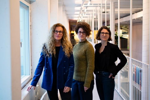 Anna Lund, Rebecca Brinch, Ylva Lorentzon. Photo: Leila Zoubir/Stockholm University Anna Lund, Rebecca Brinch, Ylva Lorentzon. Photo: Leila Zoubir/Stockholm University