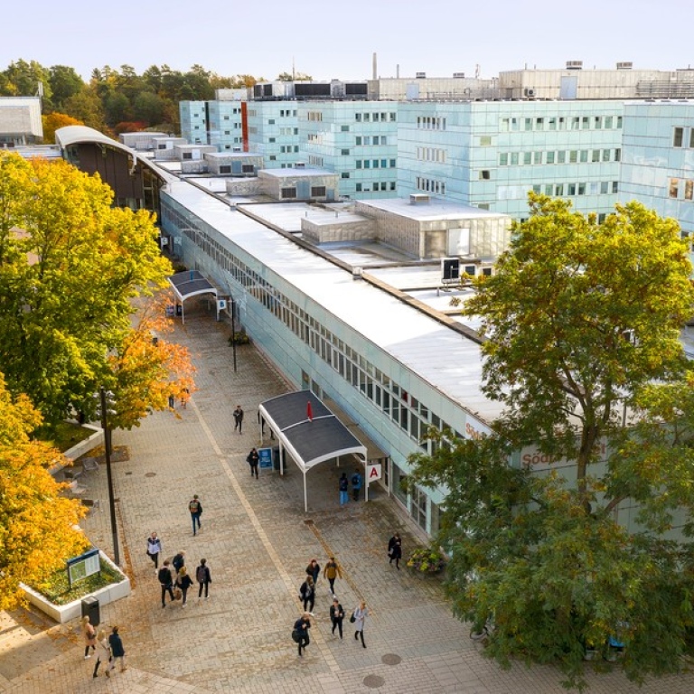 Vy över campus Frescati. Foto: Sören Andersson