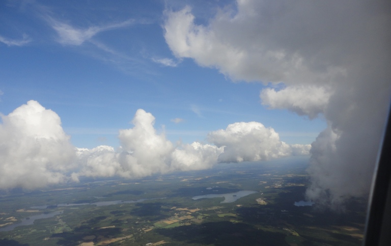 Landscape seen from airplane