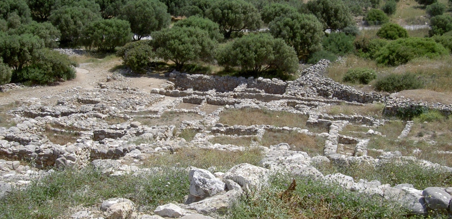 Gournia, en bronsåldersplats på Kreta. Foto: Maria Lowe Fri.