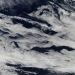 Moln över södra Indiska oceanen, observerade med instrumentet MODIS på NASA-satelliten Aqua, som används i studien. 
Foto: NASA