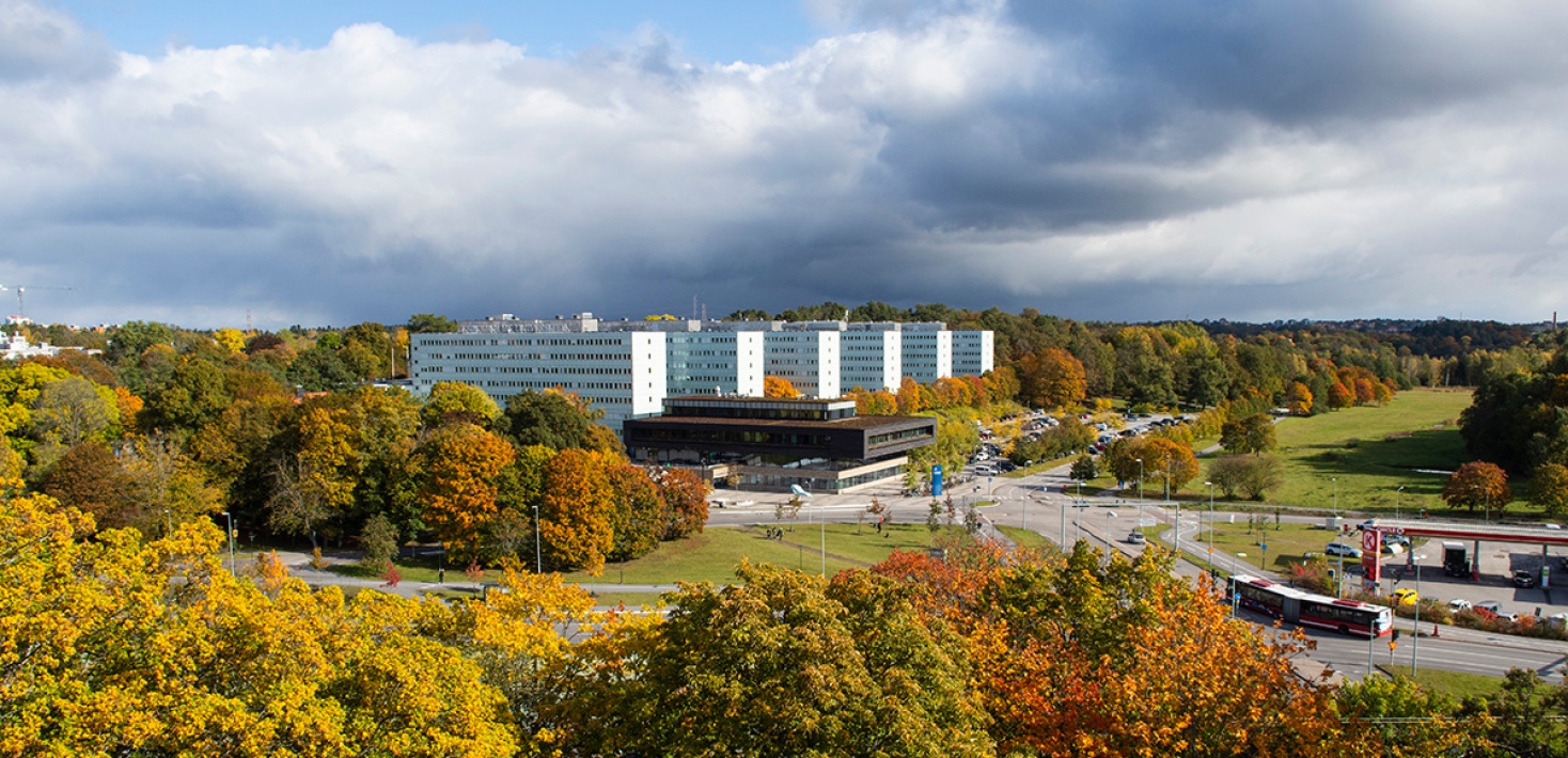 Södra huset och Studenthuset i Frescati. Foto: Ingmarie Andersson