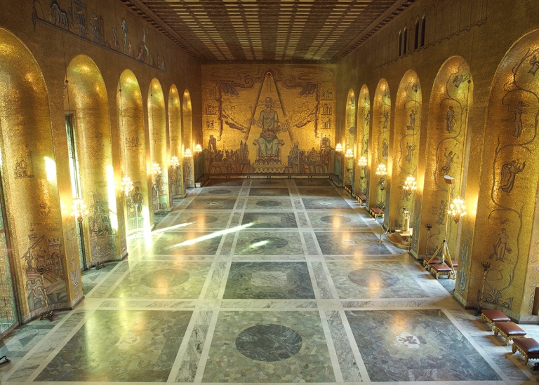 The Golden hall in Stockholm city hall