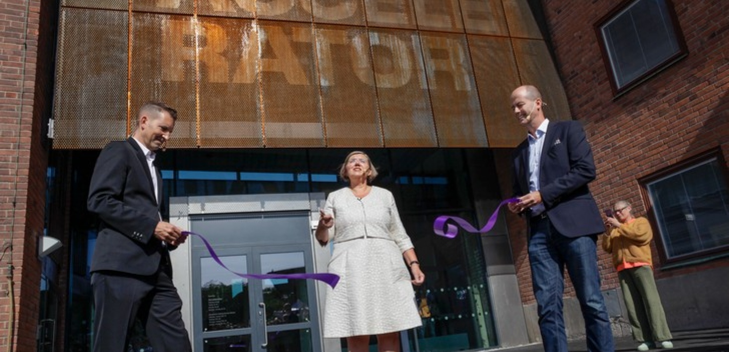 Invigning av konsthallen Accelerator. Foto: Jens Lasthein