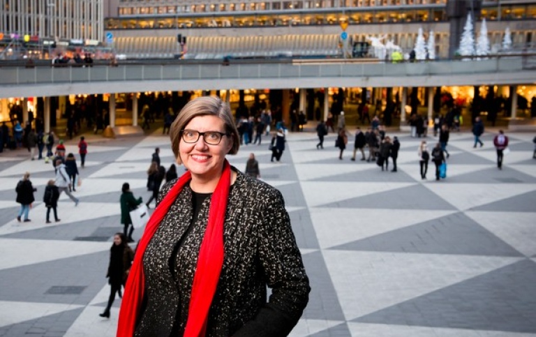 Astrid Söderbergh Widding, President of Stockholm University. Photo:Eva Dalin